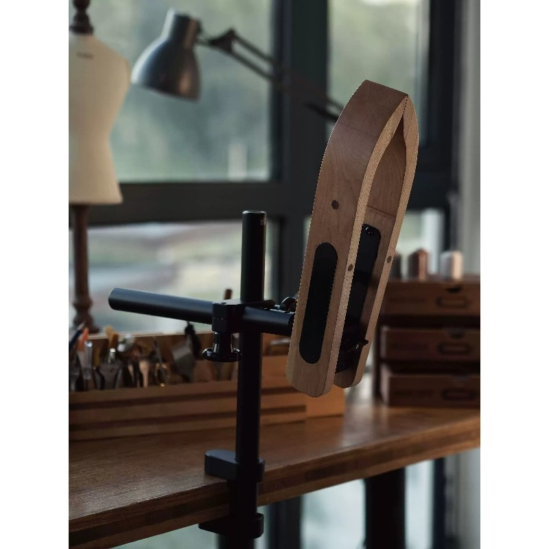 Leatherwork Clamp - Деревянная подставка-зажим для шитья кожи, инструмент