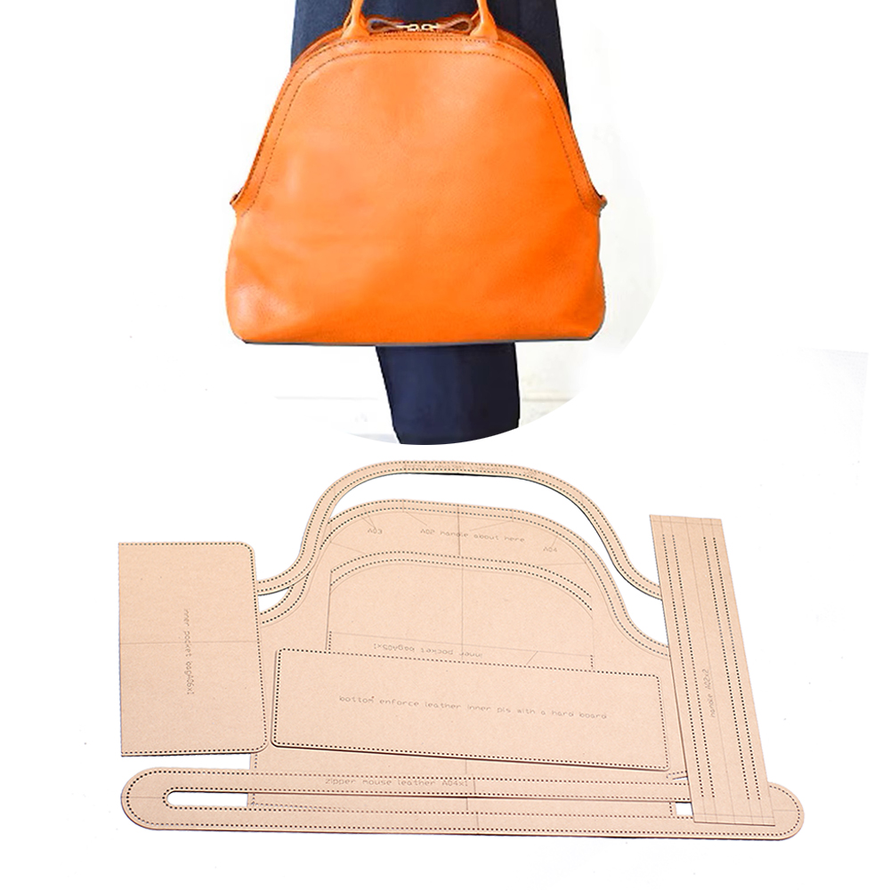Leatherwork Templates - Кожаная сумка из крафт-бумаги «сделай сам»,
