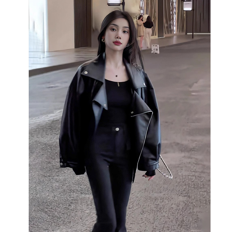 Женские короткие куртки из иск – обзор и цена Leather Work Jacket Women'S