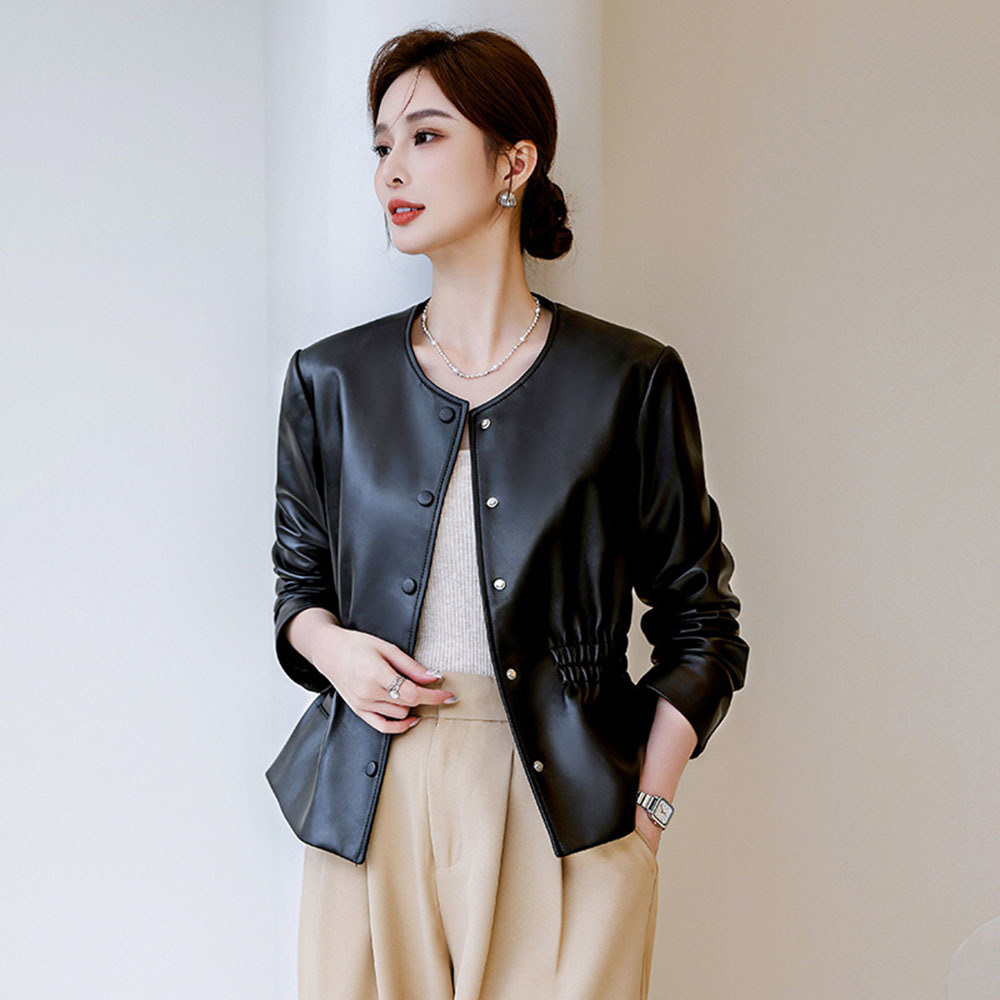 Офисная куртка из искусственно – обзор и цена Leather Work Jacket Women'S