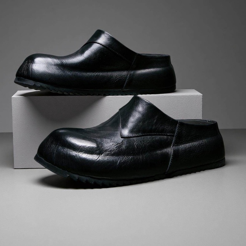 Дизайнерские роскошные мужские – обзор и цена Leather Work Flats