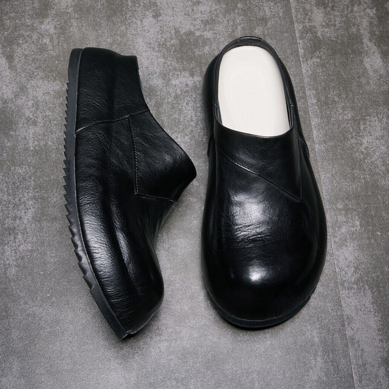 Дизайнерские роскошные мужские – обзор и цена Leather Work Flats