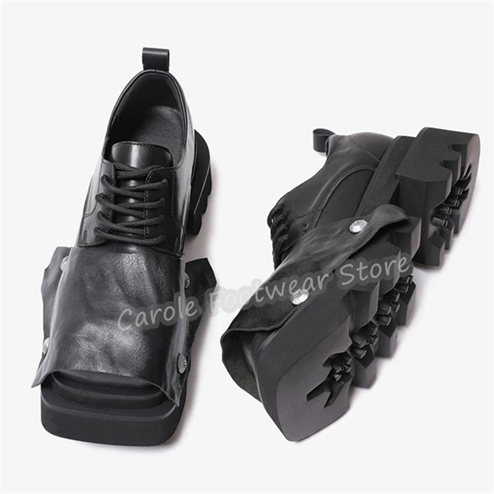 Мужские модные туфли дерби с к – обзор и цена Leatherwork Rivets