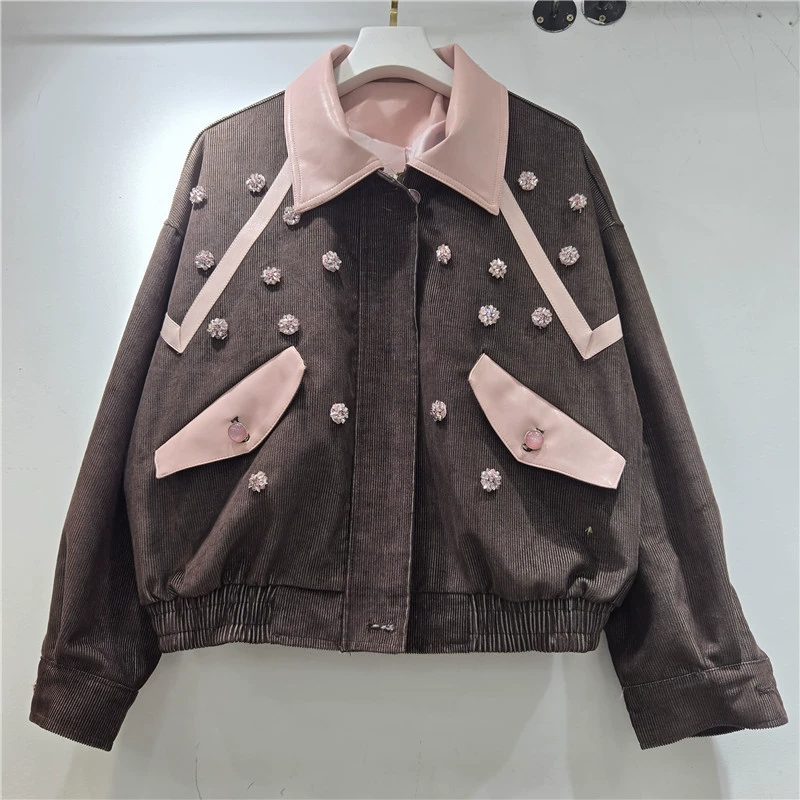 Женская короткая куртка из вел – обзор и цена Leather Work Jacket Women'S