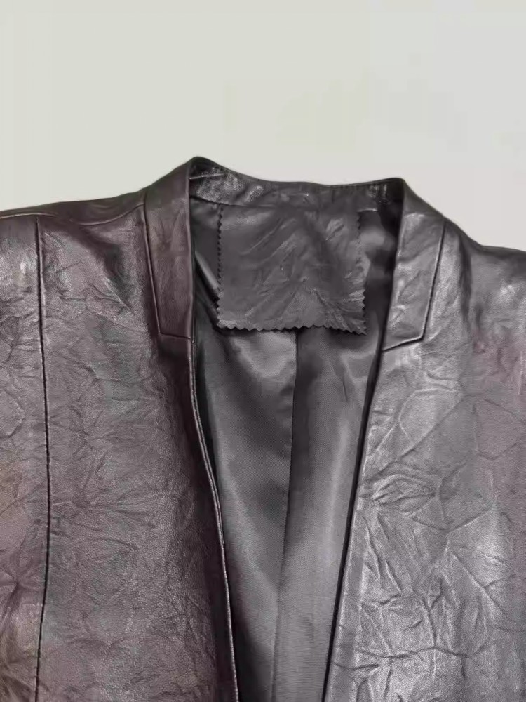 Винтажный офисный женский осен – обзор и цена Leather Work Jacket Women'S