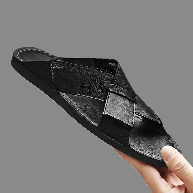Модные мужские тапочки из нату – обзор и цена Leather Work Flats