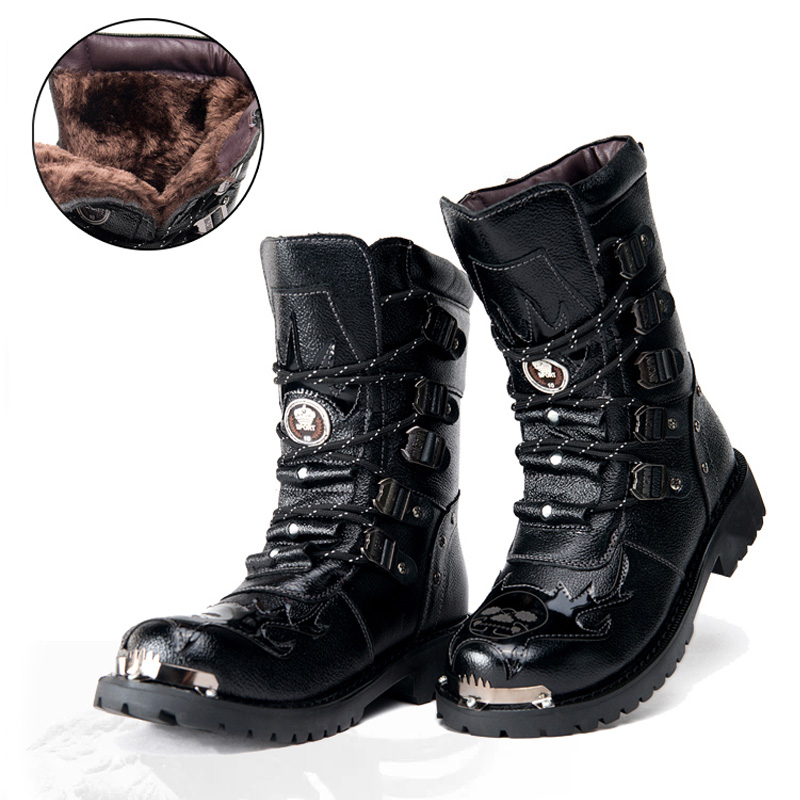 Мужские армейские ботинки, нов – обзор и цена Leatherwork Rivets