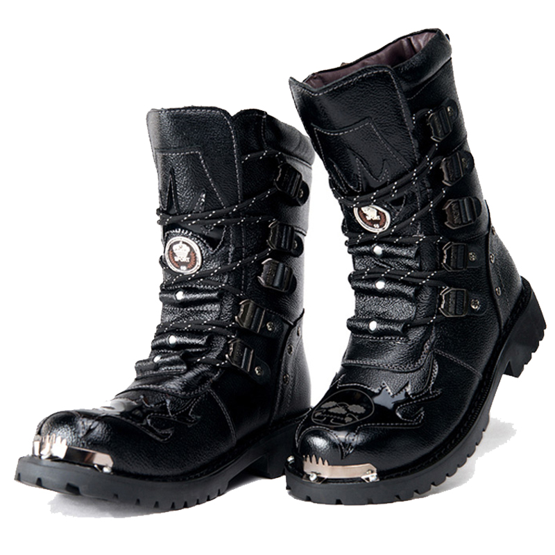 Мужские армейские ботинки, нов – обзор и цена Leatherwork Rivets