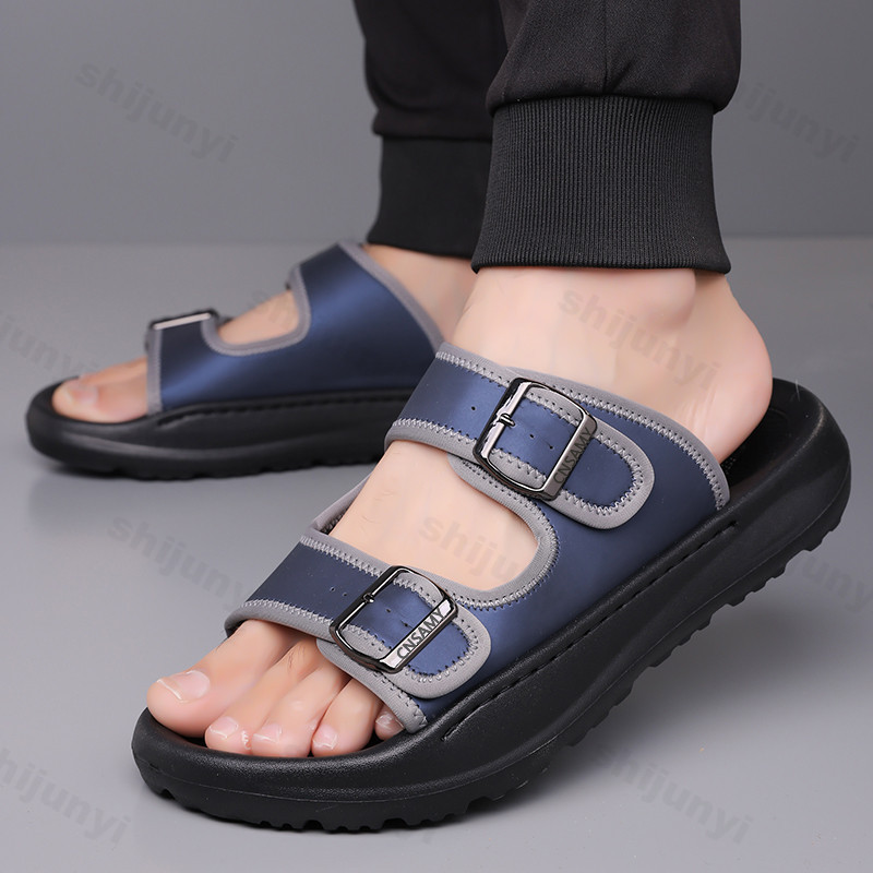 Мужские тапочки, лето 2024, ды – обзор и цена Leather Work Flats