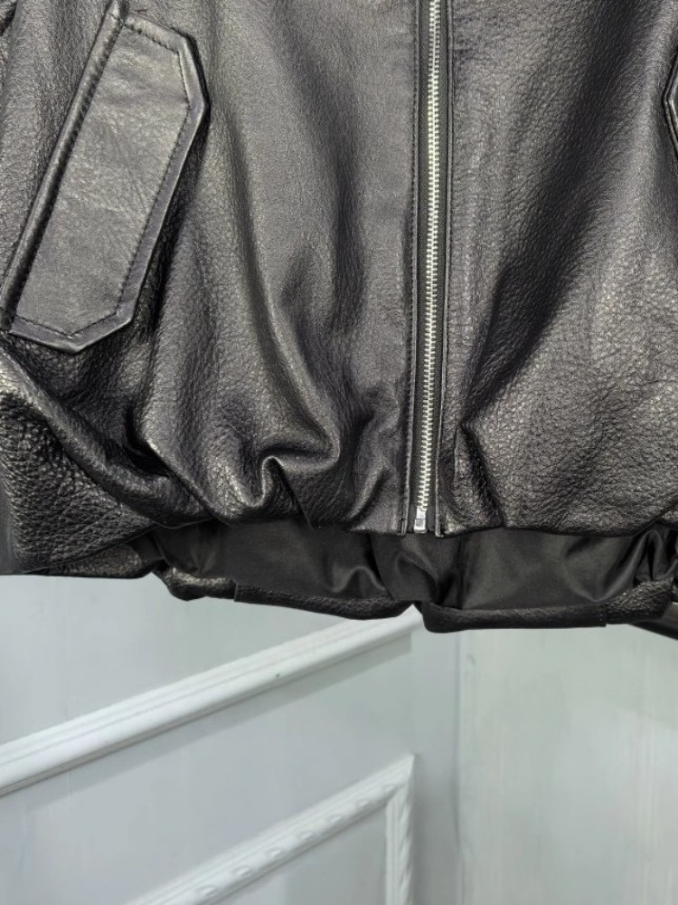Осенняя мода из натуральной ов – обзор и цена Leather Work Jacket Women'S