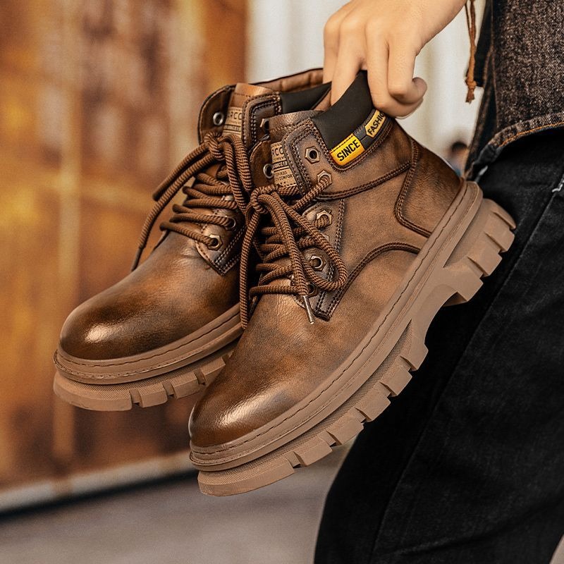 Винтажные мужские ботильоны на – обзор и цена Leather Work Flats
