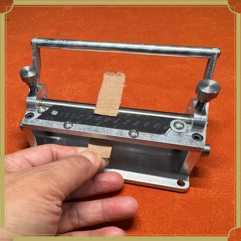 Ручной станок для снятия толщи – обзор и цена Leatherwork Machine