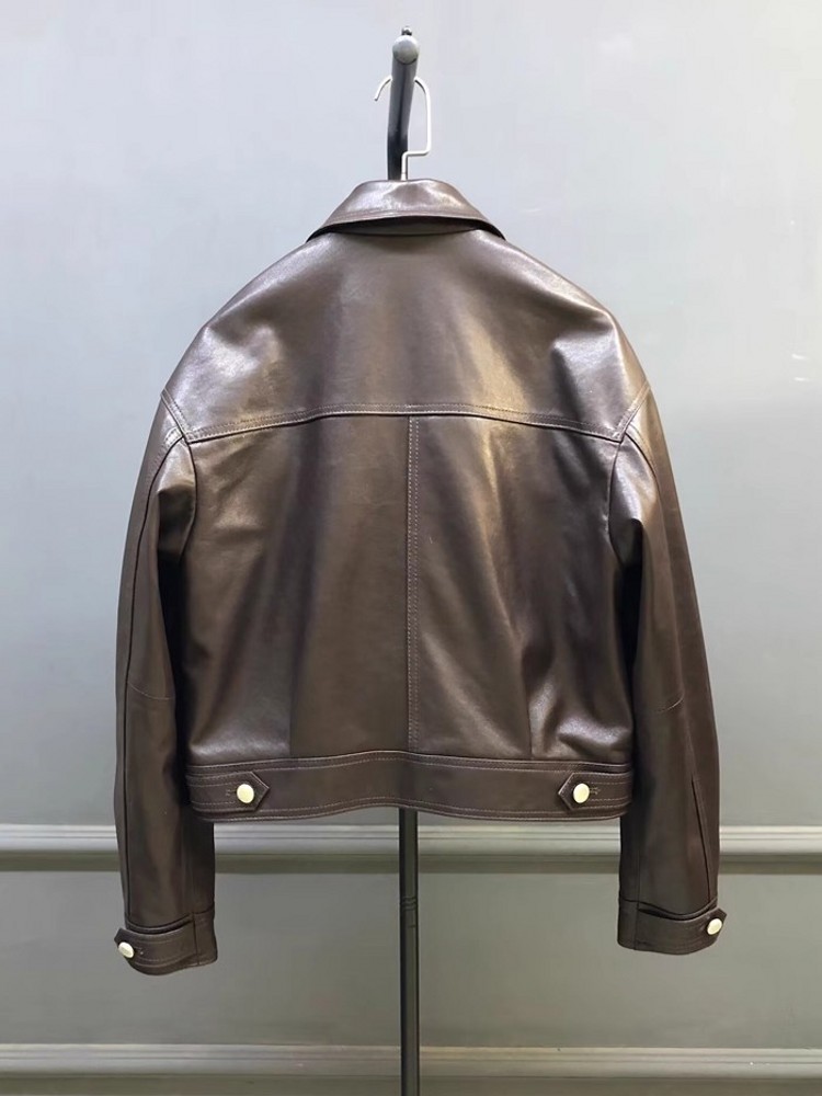Дизайнерская женская рабочая к – обзор и цена Leather Work Jacket Women'S