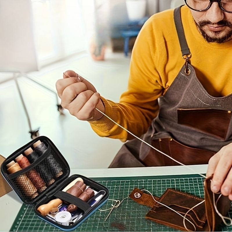 Набор для шитья кожи, комплект – обзор и цена Leatherwork Tool Kit
