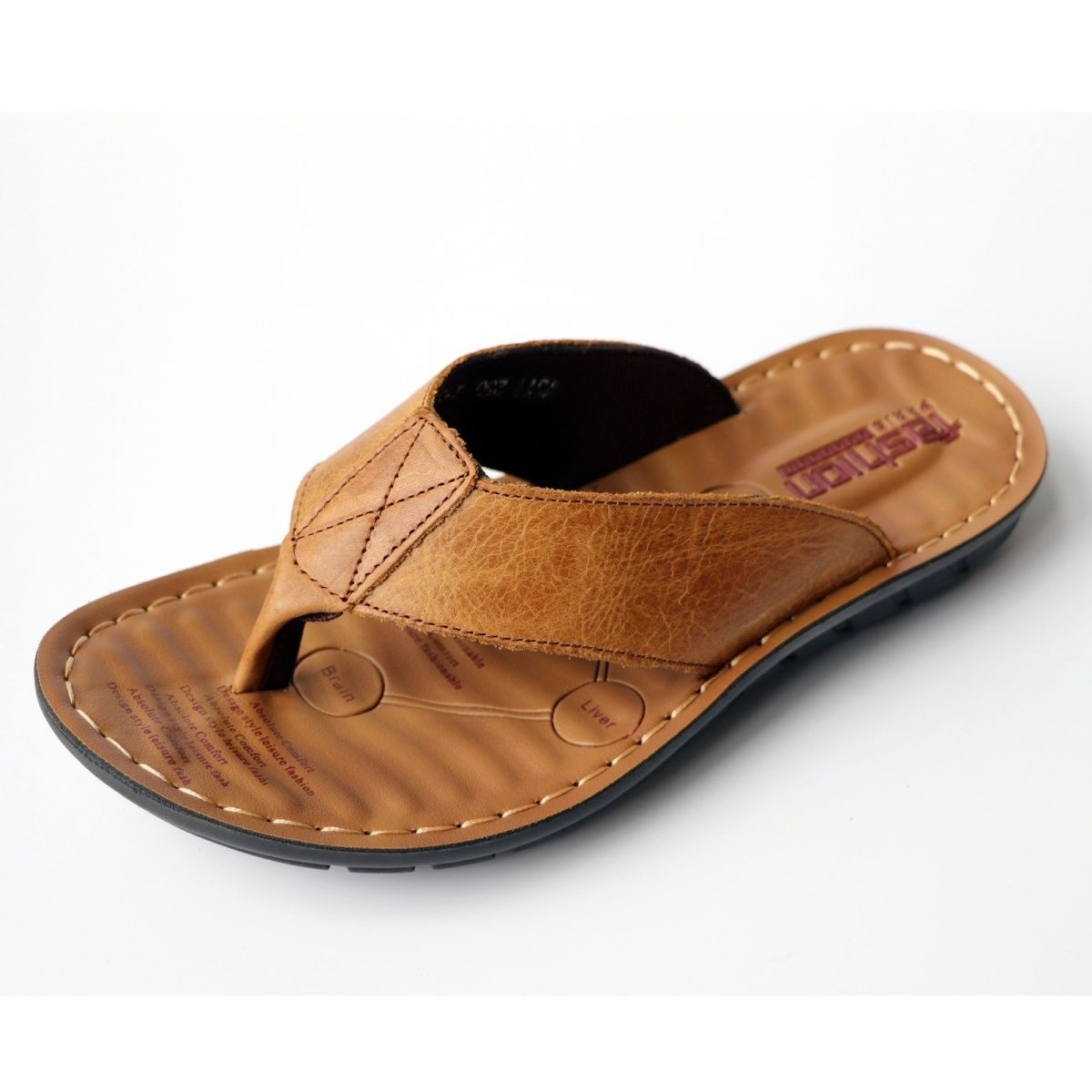 Летняя обувь, мужские тапочки, – обзор и цена Leather Work Flats