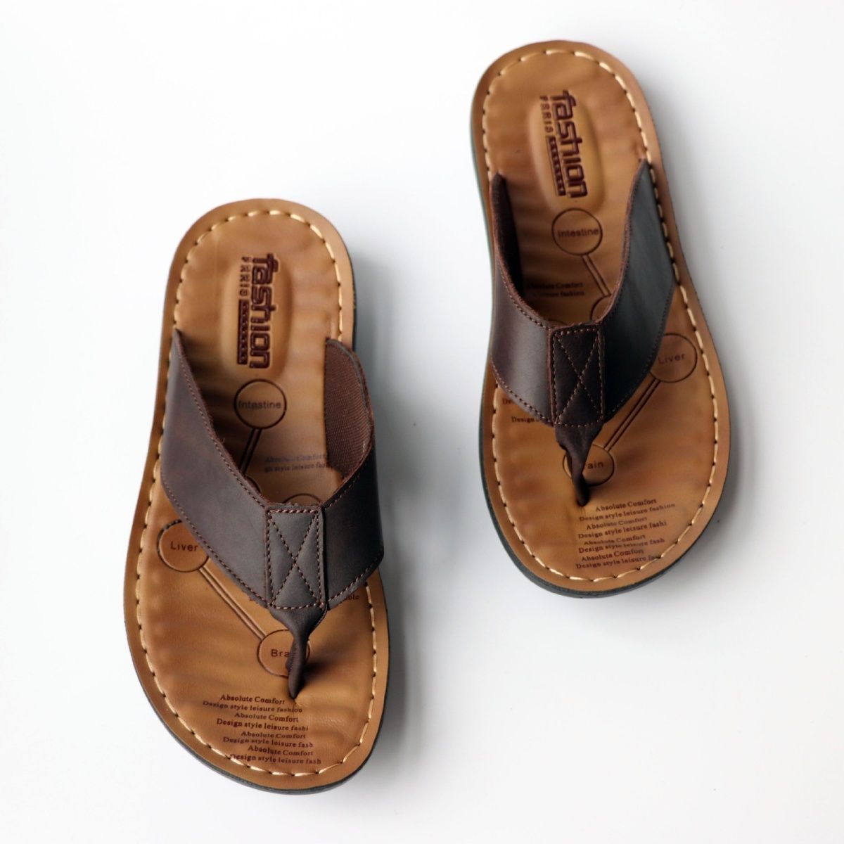 Летняя обувь, мужские тапочки, – обзор и цена Leather Work Flats