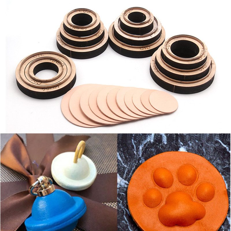 1 шт. круглый штамп для резки  – обзор и цена Leatherwork Templates