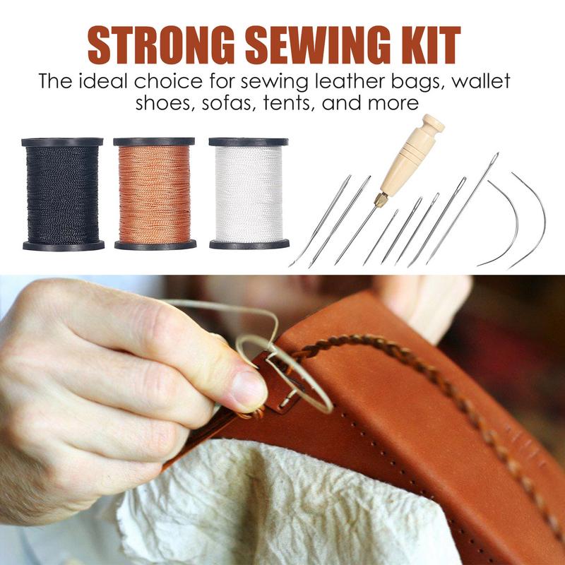 Набор для шитья кожи, сверхмощ – обзор и цена Leatherwork Tool Kit