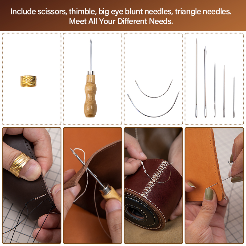 WUTA Набор для ремонта кожи, ш – обзор и цена Leatherwork Tool Kit